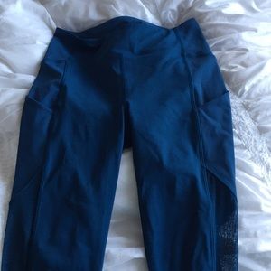 Lululemon blue crop pants worn three times